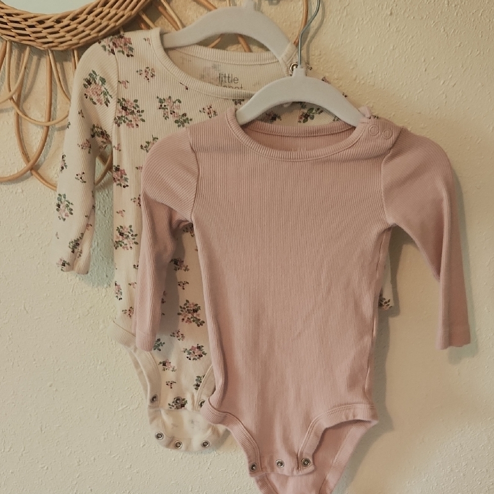 Kids Floral and Pink One Piece Set